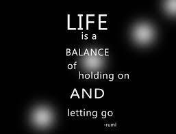 All life is about balance