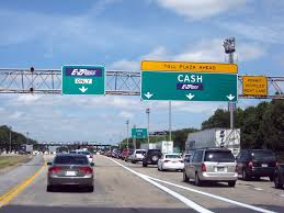 Eventually, they put up Cash Keep Right signs