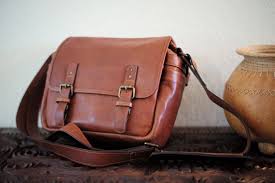 Satchel with a long strap